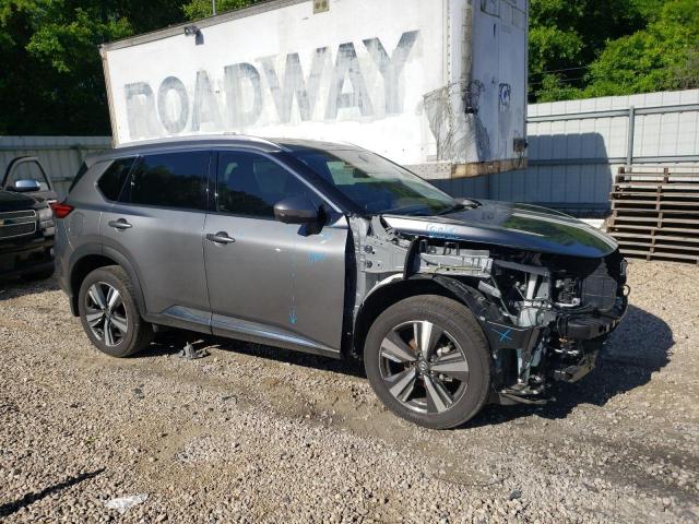 JN8AT3CA1MW028740 - 2021 NISSAN ROGUE SL GRAY photo 4