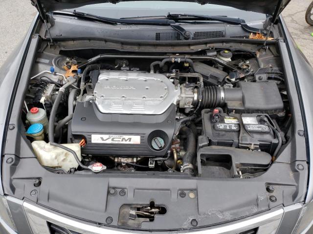 1HGCP36808A081662 - 2008 HONDA ACCORD EXL GRAY photo 11