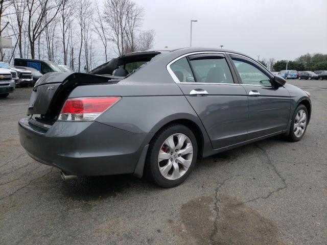 1HGCP36808A081662 - 2008 HONDA ACCORD EXL GRAY photo 3