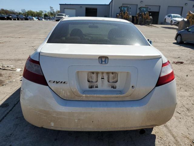 2HGFG12697H518239 - 2007 HONDA CIVIC LX WHITE photo 6