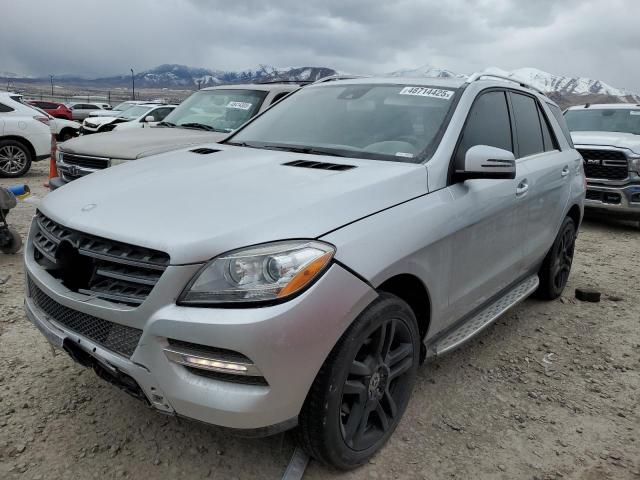 4JGDA5HB3FA453674 - 2015 MERCEDES-BENZ ML 350 4MATIC SILVER photo 1