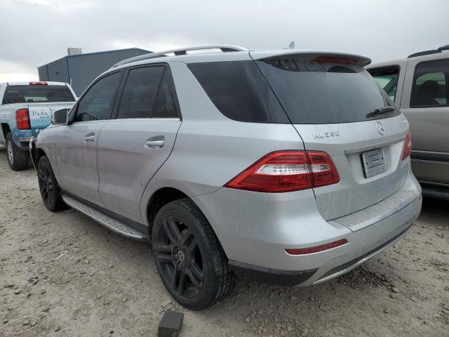 4JGDA5HB3FA453674 - 2015 MERCEDES-BENZ ML 350 4MATIC SILVER photo 2
