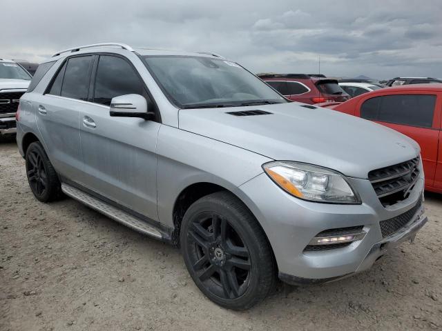 4JGDA5HB3FA453674 - 2015 MERCEDES-BENZ ML 350 4MATIC SILVER photo 4