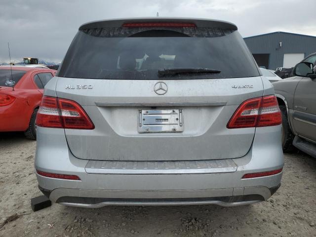 4JGDA5HB3FA453674 - 2015 MERCEDES-BENZ ML 350 4MATIC SILVER photo 6