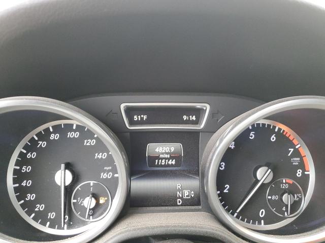 4JGDA5HB3FA453674 - 2015 MERCEDES-BENZ ML 350 4MATIC SILVER photo 9