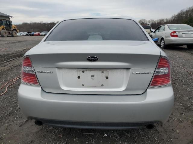 4S3BL626366210862 - 2006 SUBARU LEGACY 2.5I LIMITED SILVER photo 6