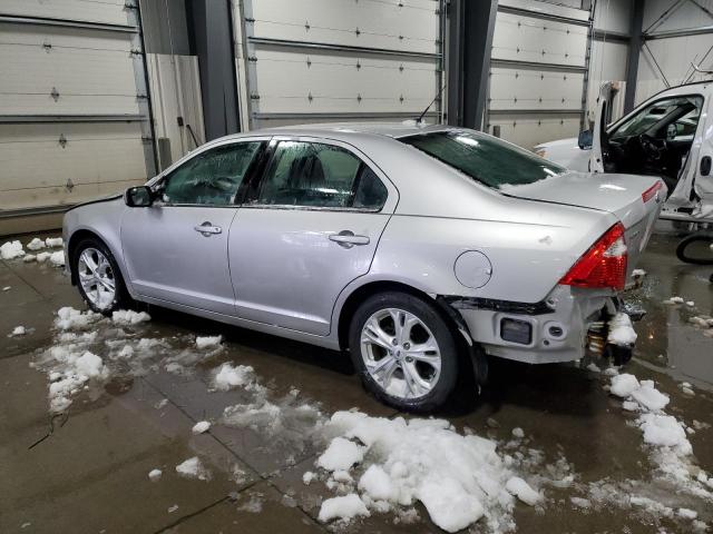 3FAHP0HA9CR418028 - 2012 FORD FUSION SE SILVER photo 2