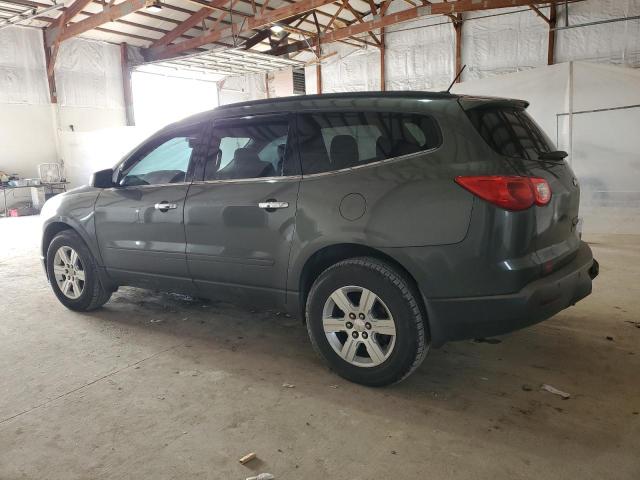 1GNKRGED2BJ255868 - 2011 CHEVROLET TRAVERSE LT GRAY photo 2