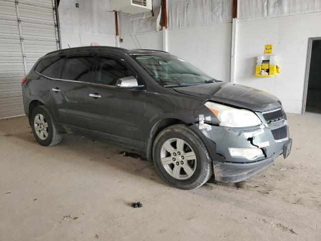 1GNKRGED2BJ255868 - 2011 CHEVROLET TRAVERSE LT GRAY photo 4