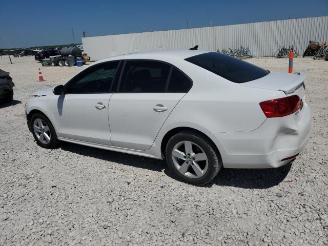 3VWLL7AJ5CM339162 - 2012 VOLKSWAGEN JETTA TDI WHITE photo 2