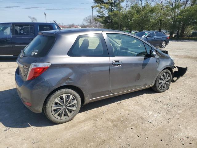 JTDJTUD39DD572464 - 2013 TOYOTA YARIS GRAY photo 3