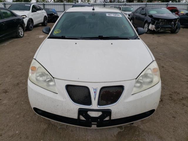 1G2ZG57B584200744 - 2008 PONTIAC G6 BASE WHITE photo 5