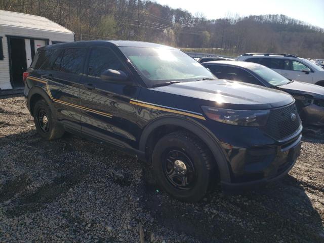 1FM5K8AB9LGC65585 - 2020 FORD EXPLORER POLICE INTERCEPTOR შავი ფოტო 4