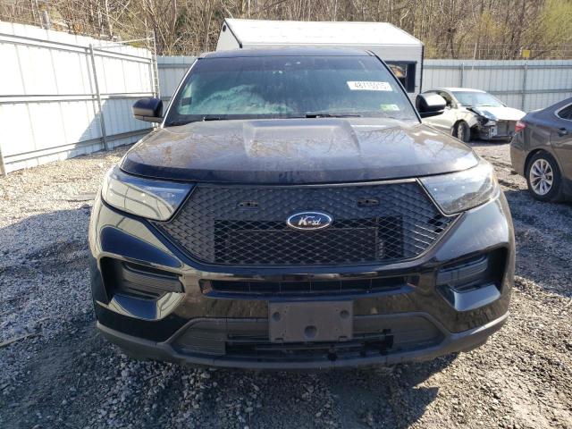 1FM5K8AB9LGC65585 - 2020 FORD EXPLORER POLICE INTERCEPTOR შავი ფოტო 5