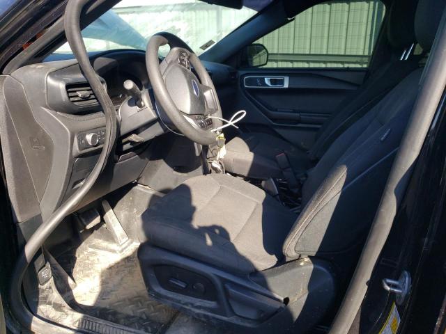 1FM5K8AB9LGC65585 - 2020 FORD EXPLORER POLICE INTERCEPTOR შავი ფოტო 7