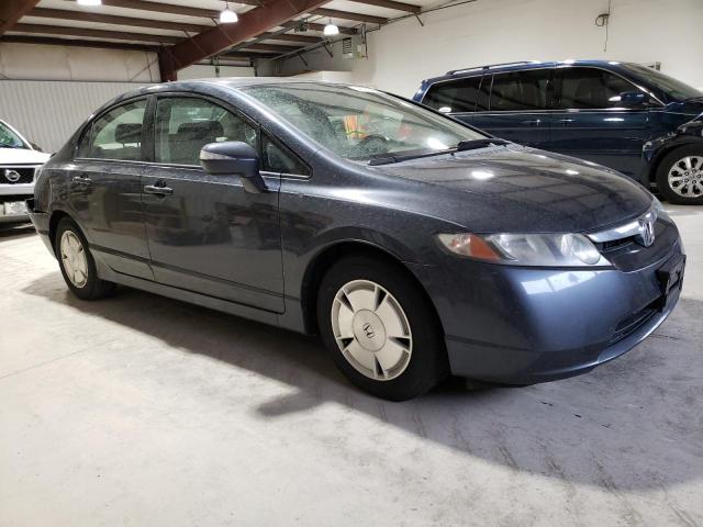 JHMFA36227S023777 - 2007 HONDA CIVIC HYBRID GRAY photo 4