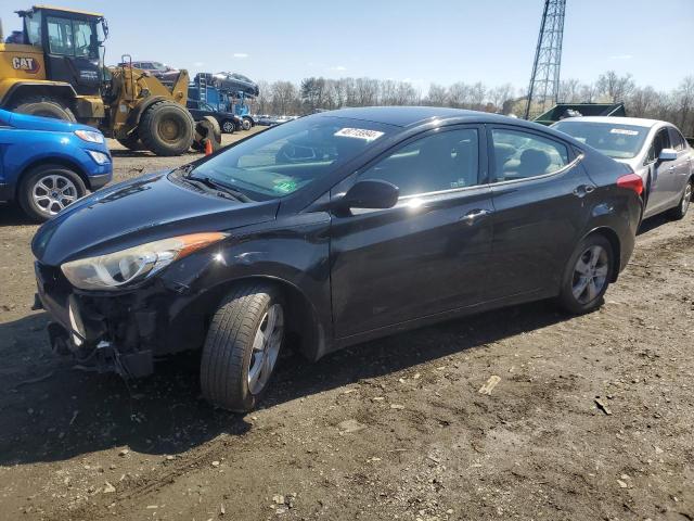 5NPDH4AE0DH210747 - 2013 HYUNDAI ELANTRA GLS BLACK photo 1