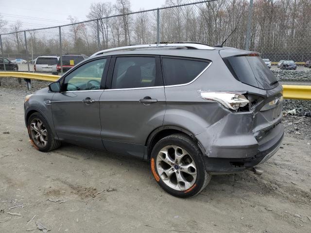 1FMCU9J9XEUE31850 - 2014 FORD ESCAPE TITANIUM GRAY photo 2