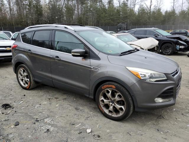 1FMCU9J9XEUE31850 - 2014 FORD ESCAPE TITANIUM GRAY photo 4