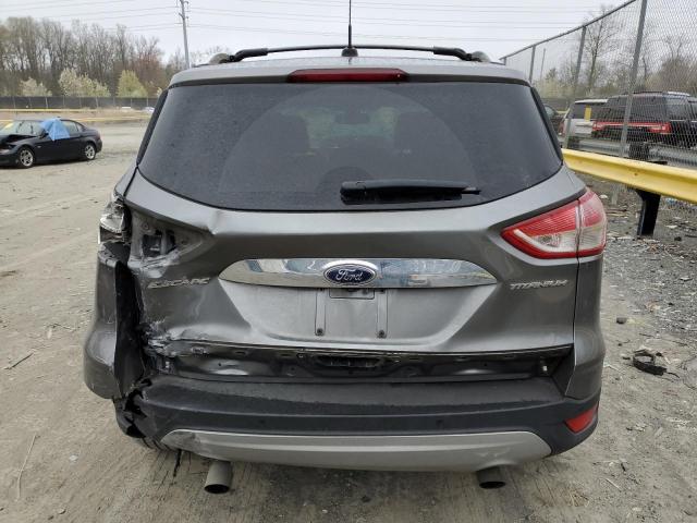 1FMCU9J9XEUE31850 - 2014 FORD ESCAPE TITANIUM GRAY photo 6