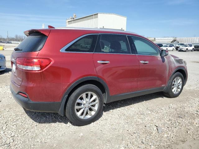 5XYPHDA10HG266288 - 2017 KIA SORENTO EX BURGUNDY photo 3