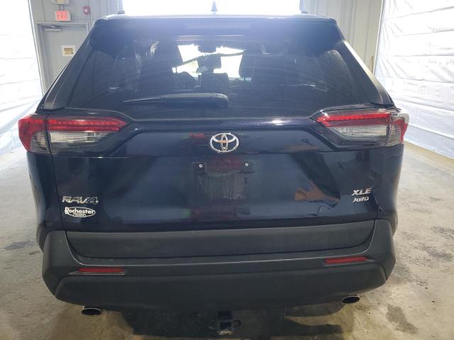 2T3P1RFV5KW008760 - 2019 TOYOTA RAV4 XLE BLUE photo 6