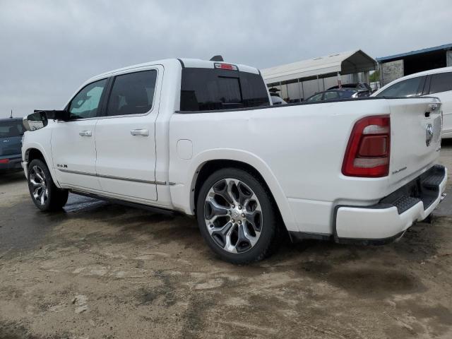 1C6SRFHT5KN559279 - 2019 RAM 1500 LIMITED WHITE photo 2