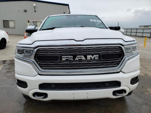 1C6SRFHT5KN559279 - 2019 RAM 1500 LIMITED WHITE photo 5