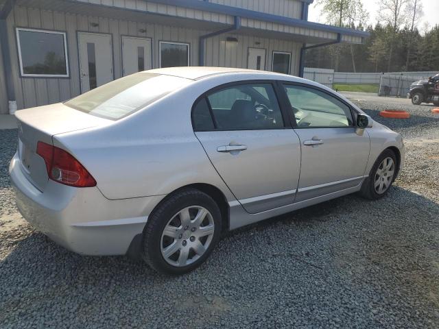 1HGFA16507L135649 - 2007 HONDA CIVIC LX SILVER photo 3