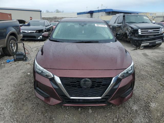 3N1AB8CV5MY323642 - 2021 NISSAN SENTRA SV BURGUNDY photo 5