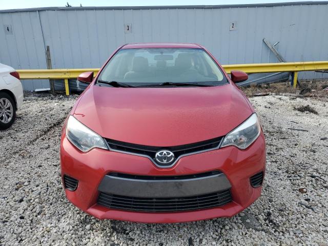 2T1BURHEXGC703610 - 2016 TOYOTA COROLLA L RED photo 5