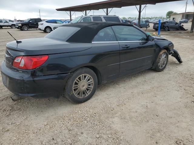 1C3LC55R48N135624 - 2008 CHRYSLER SEBRING TOURING BLACK photo 3