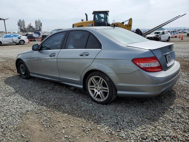 WDDGF56X38F160645 - 2008 MERCEDES-BENZ C 350 GRAY photo 2