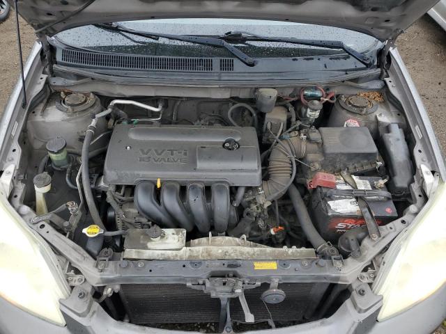 2T1KR32E04C245210 - 2004 TOYOTA COROLLA MA XR GRAY photo 11