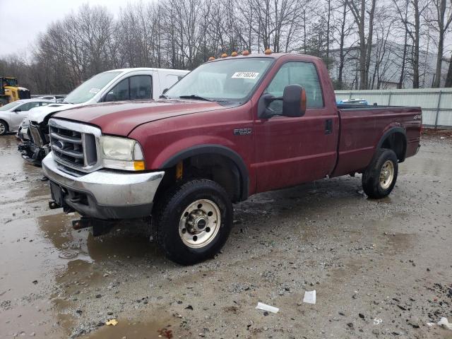 1FTNF21L04ED78420 - 2004 FORD F250 SUPER DUTY BURGUNDY photo 1