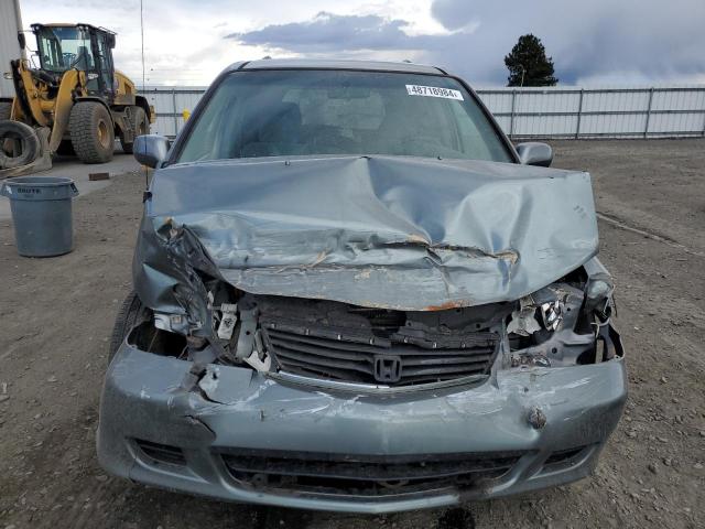 2HKRL18641H003811 - 2001 HONDA ODYSSEY EX BLUE photo 5