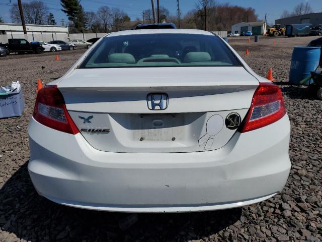 2HGFG3B57CH511139 - 2012 HONDA CIVIC LX WHITE photo 6