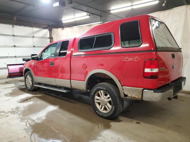 1FTPX14505NB71668 - 2005 FORD F150 RED photo 2