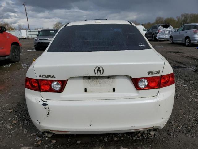 JH4CL969X5C010568 - 2005 ACURA TSX WHITE photo 6