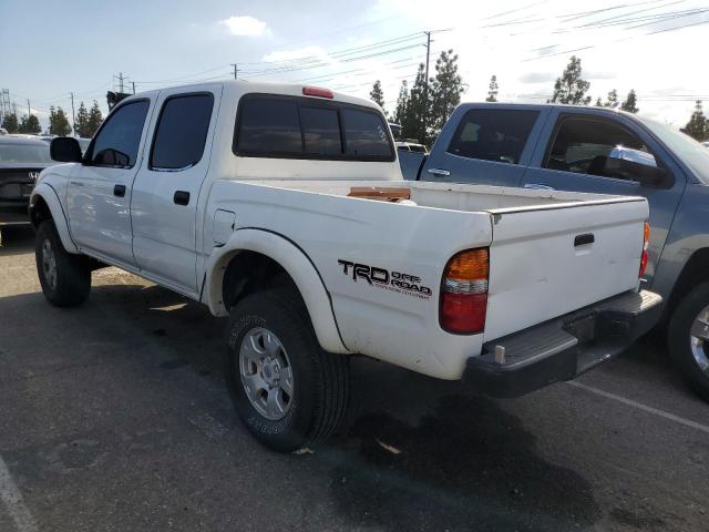 5TEGN92N21Z866099 - 2001 TOYOTA TACOMA DOUBLE CAB PRERUNNER WHITE photo 2