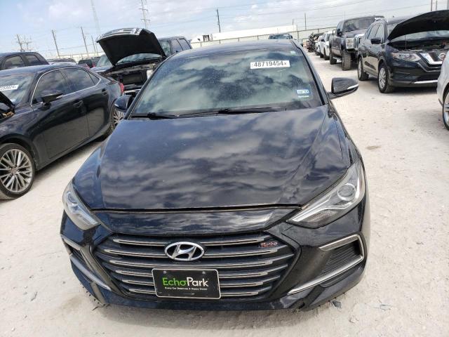 KMHD04LBXJU453327 - 2018 HYUNDAI ELANTRA SPORT BLACK photo 5