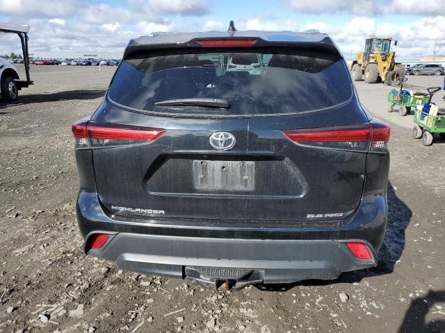 5TDGZRBH1LS503260 - 2020 TOYOTA HIGHLANDER XLE BLACK photo 6