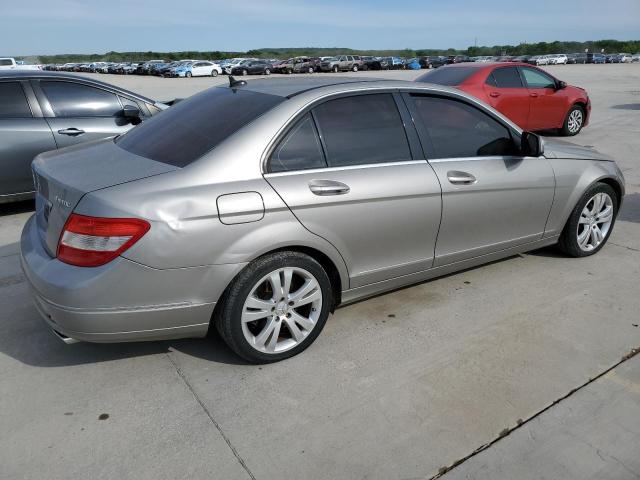 WDDGF81X39R079265 - 2009 MERCEDES-BENZ C 300 4MATIC SILVER photo 3