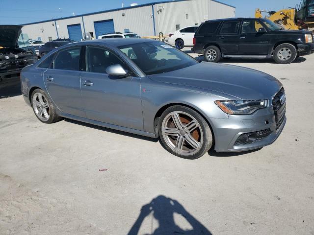 WAUJGAFC2CN113394 - 2012 AUDI A6 PRESTIGE ნაცრისფერი ფოტო 4