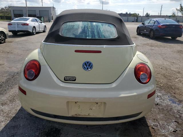 3VWRF31Y96M306435 - 2006 VOLKSWAGEN NEW BEETLE CONVERTIBLE OPTION PACKAGE 1 YELLOW photo 6