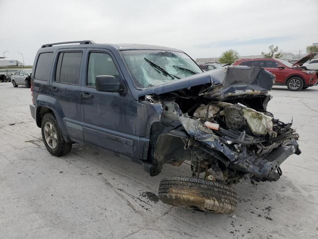 1J8GP28K88W206650 - 2008 JEEP LIBERTY SPORT BLUE photo 4