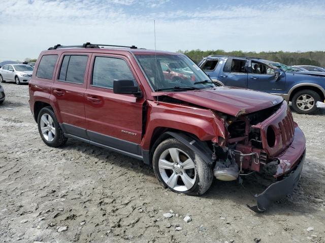 1C4NJPFA8ED529613 - 2014 JEEP PATRIOT LATITUDE RED photo 4