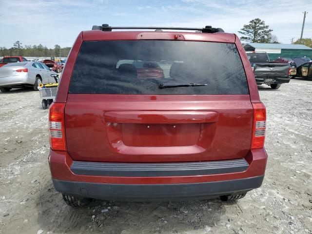 1C4NJPFA8ED529613 - 2014 JEEP PATRIOT LATITUDE RED photo 6