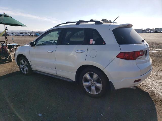 5J8TB18227A021392 - 2007 ACURA RDX WHITE photo 2