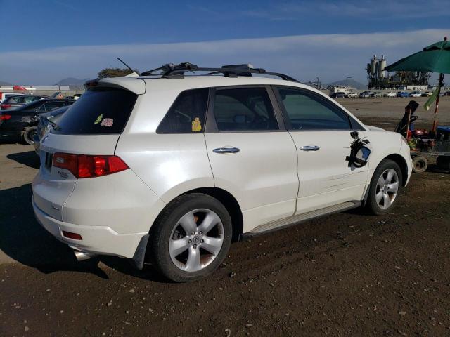 5J8TB18227A021392 - 2007 ACURA RDX WHITE photo 3